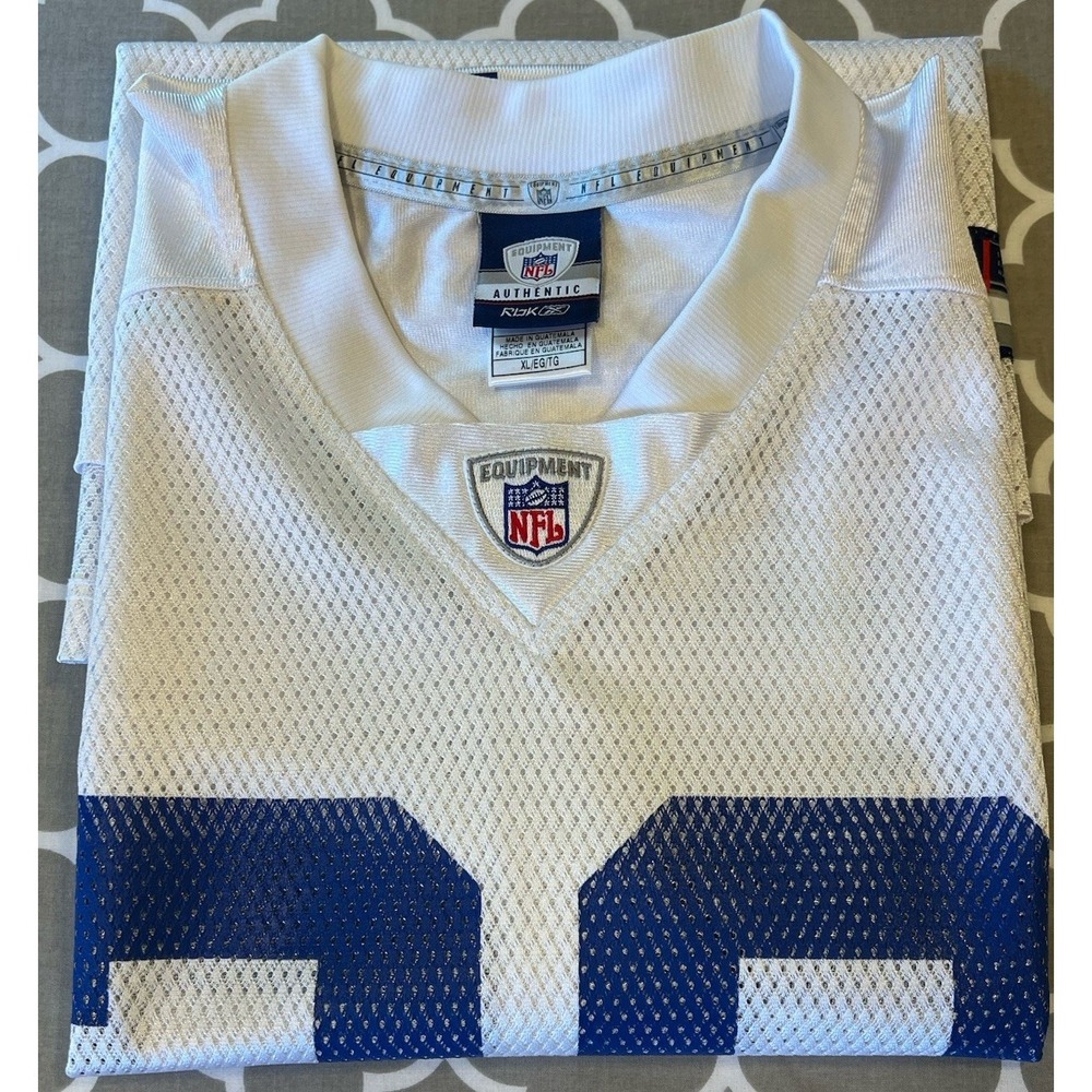 Dallas Cowboys #28 Felix Jones NFL Equipment Jersey XL White/Blue READ